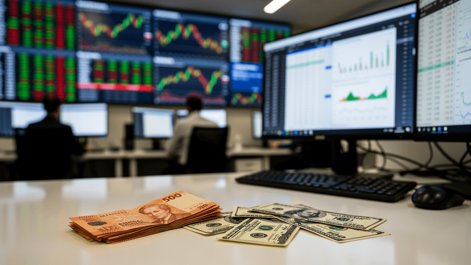 Ilustração: Mercado reduz projeção de inflação e PIB para 2026; dólar fica em R$ 5,20