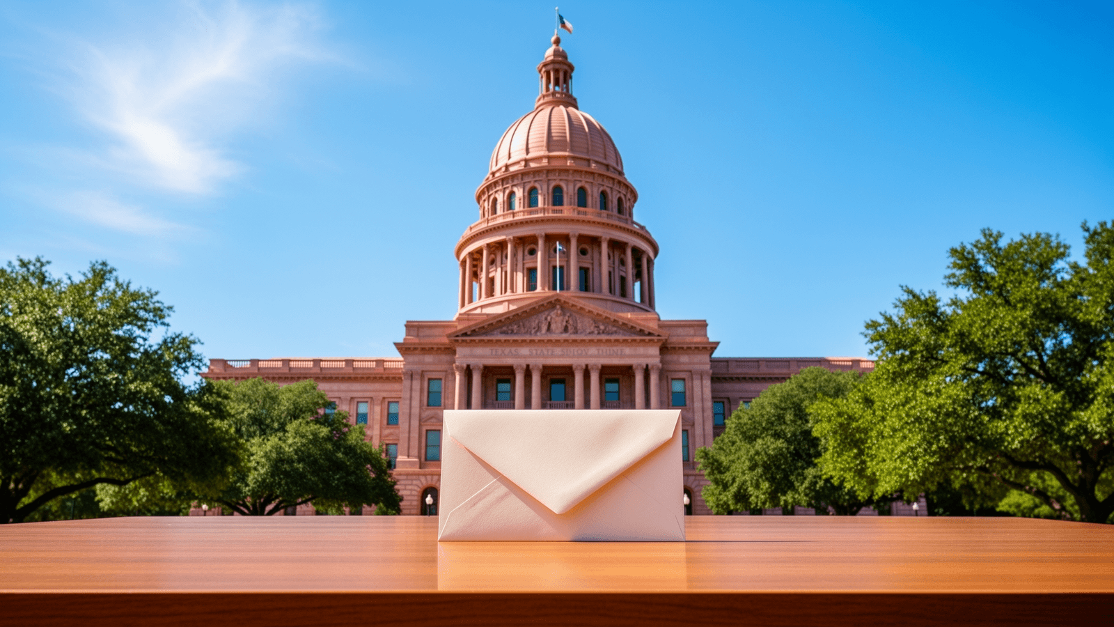 Ilustração: Texas rejeita escola com IA como charter, mas a aprova para programa de voucher