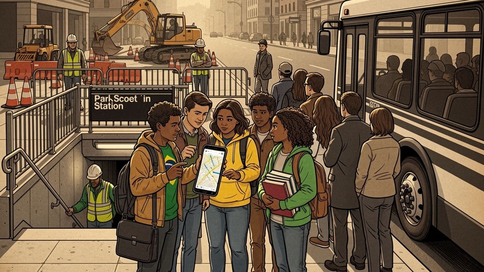 Ilustração interna: Linha Vermelha do metrô de Boston fechada por 10 dias: prepare-se para a interrupção