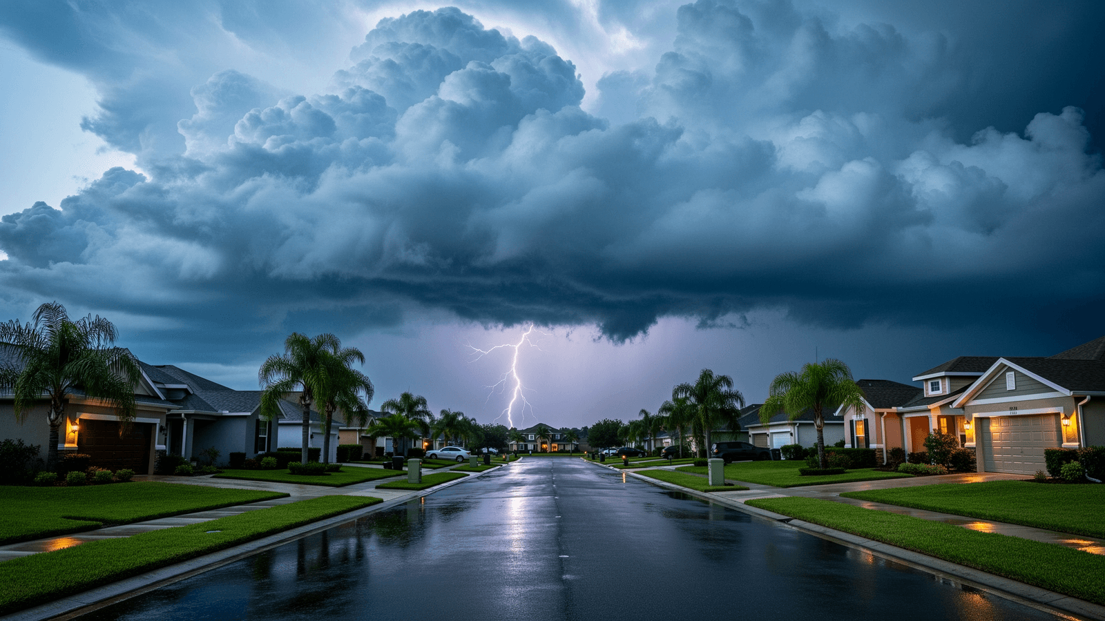 Ilustração: Chances de tempestades aumentam em Orlando no fim de semana; veja como se preparar