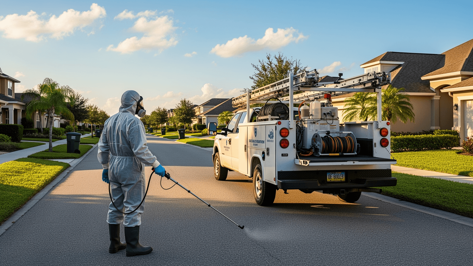 Ilustração: Dengue local confirmada em Orange County: resposta de controle de mosquitos acionada