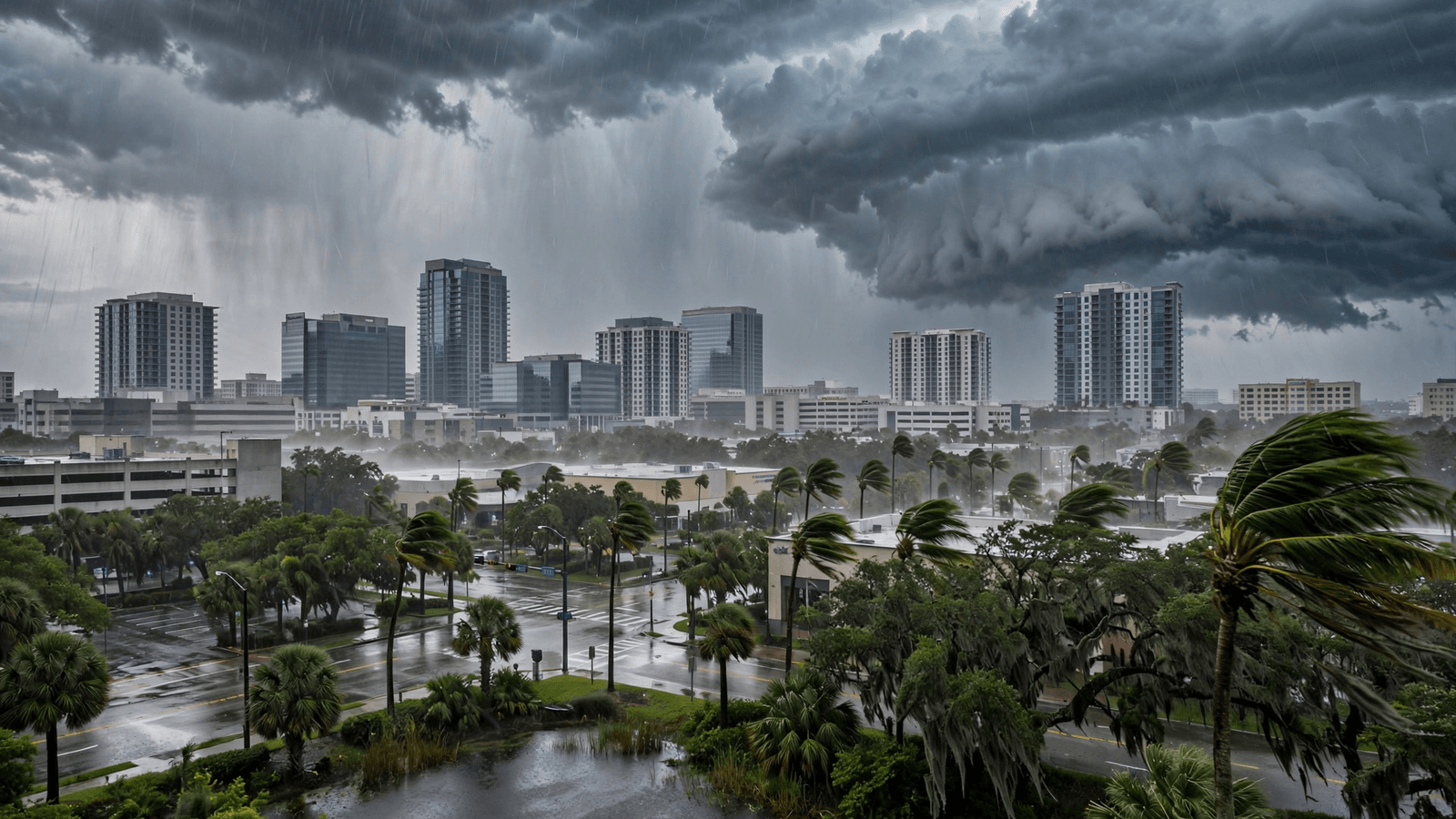 Ilustração: Tempestade tropical Dolly se forma e Orlando está sob alerta nesta quinta-feira (27)