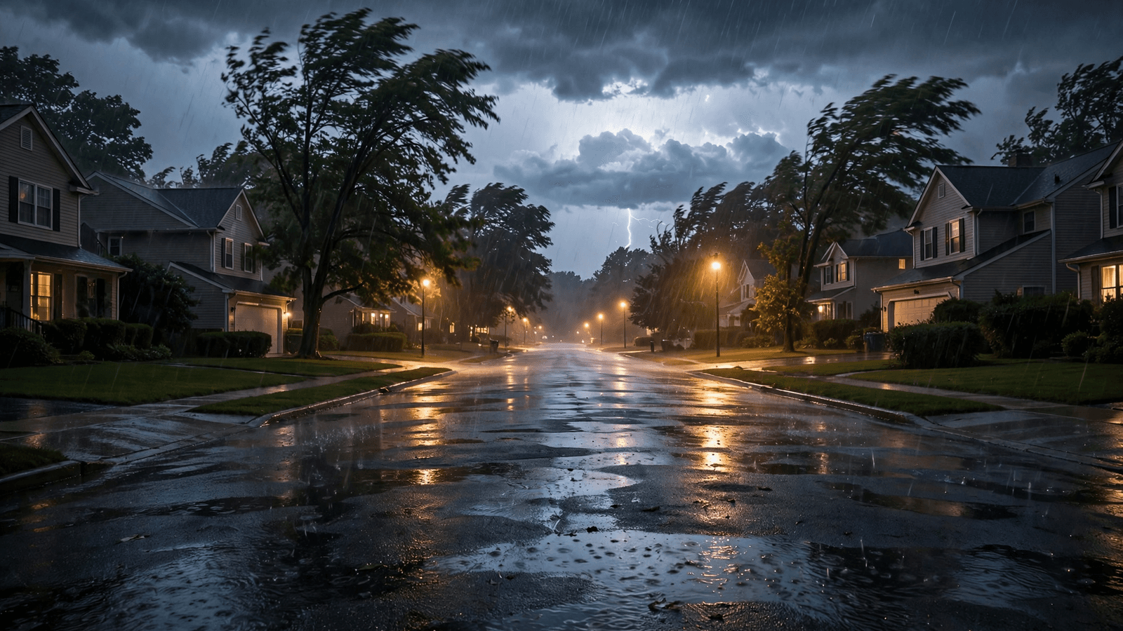 Ilustração: Tempestades fortes e risco de alagamento em Nova Jersey na noite deste sábado