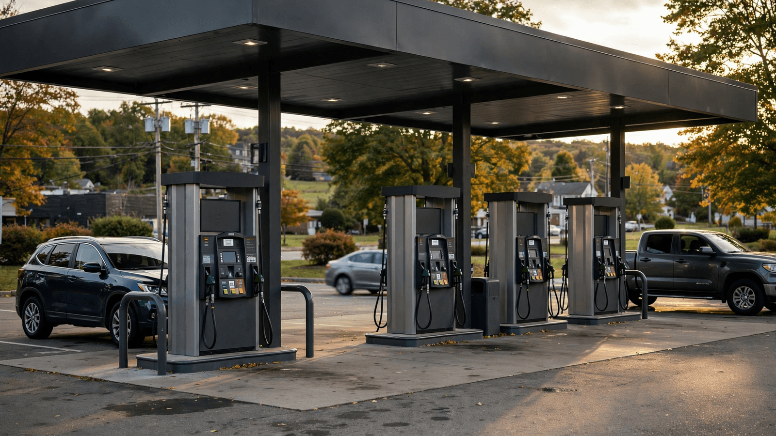 Ilustração: Gasolina em Massachusetts fica mais de US$ 1 mais cara no Labor Day do que em 2023; brasileiros sentem no bolso