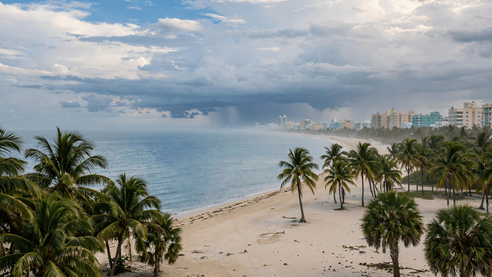 Ilustração: Segunda-feira (7/9) em Miami: calor, umidade e chance de chuva passageira