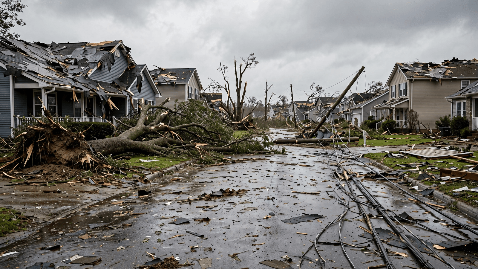 Ilustração: Tornado atinge Atlantic Beach, NY, e Nassau County decreta estado de emergência