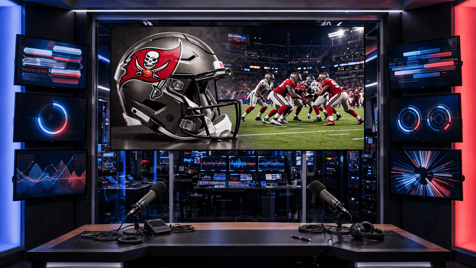 Ilustração: WESH 2 Sports lança especial 'Tampa Bay Bucs Countdown to Kickoff' para a nova temporada