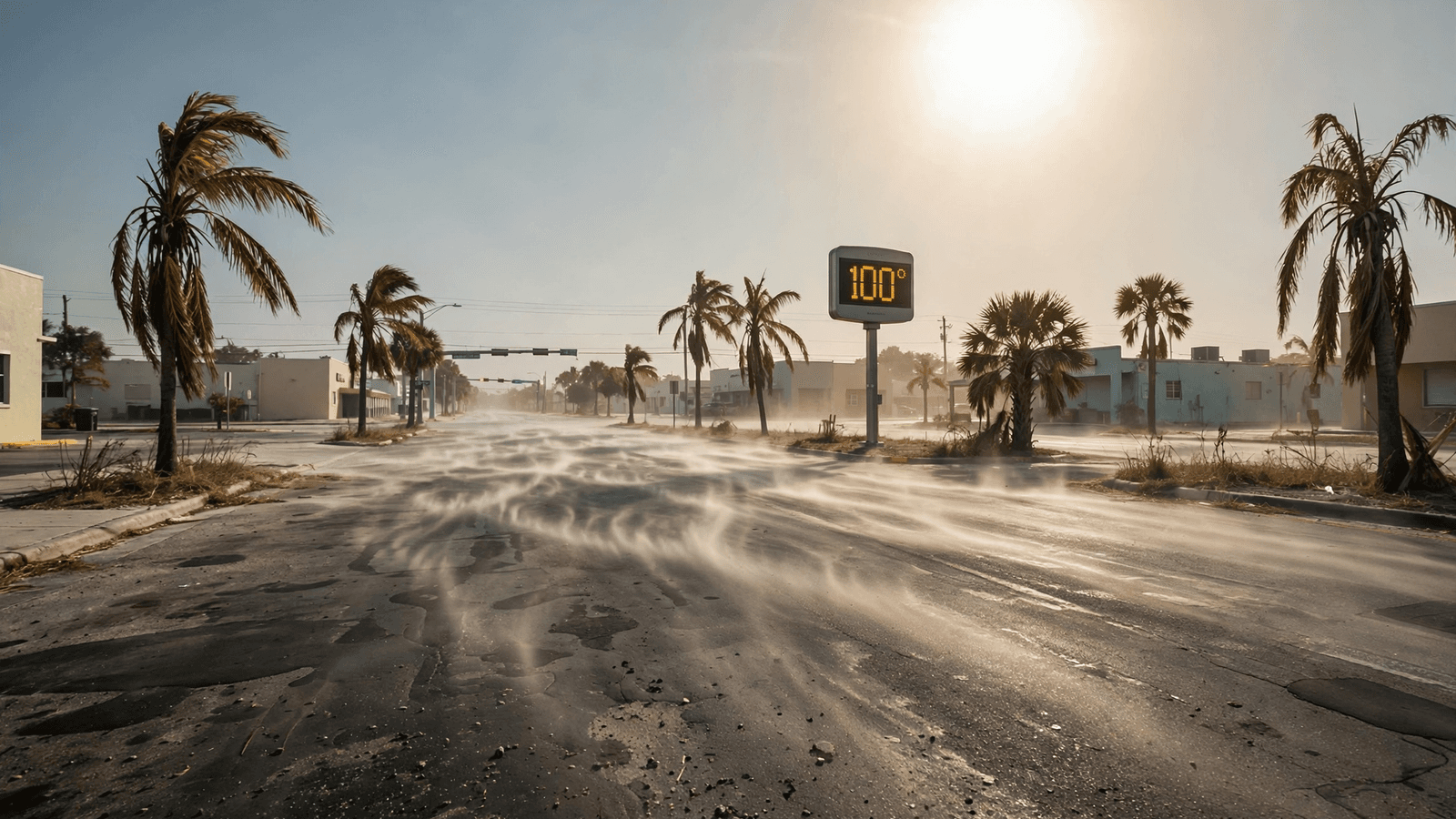 Ilustração: Alerta de calor extremo no Sul da Flórida nesta quinta (20) com sensação de 100°F