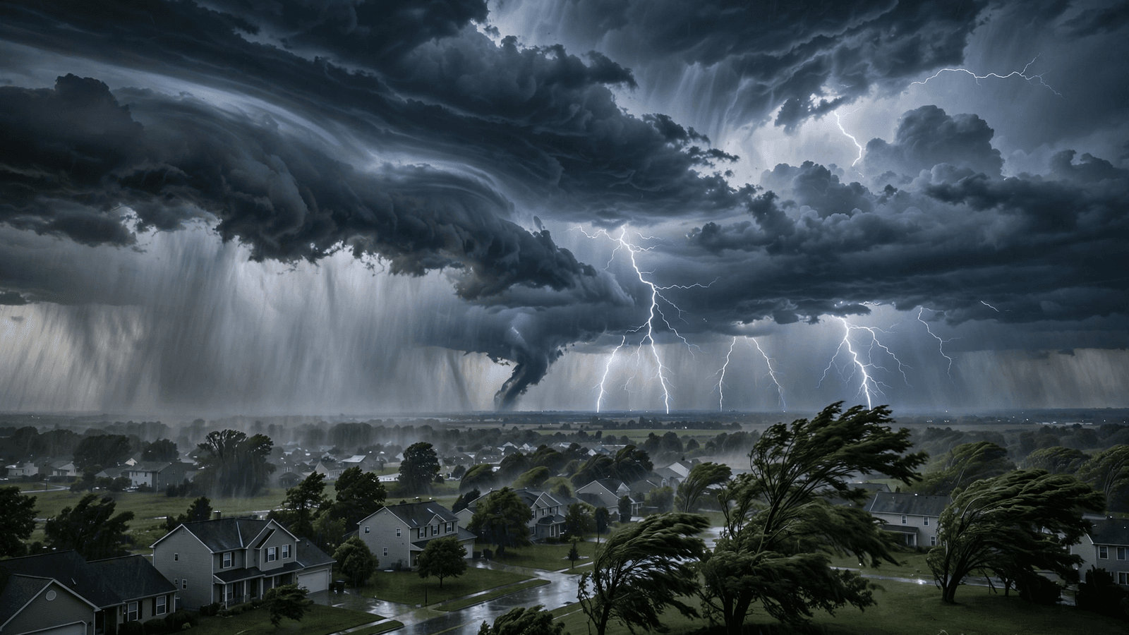 Ilustração: Tempestade severa com risco de tornado: alerta atinge 14 condados de Nova Jersey