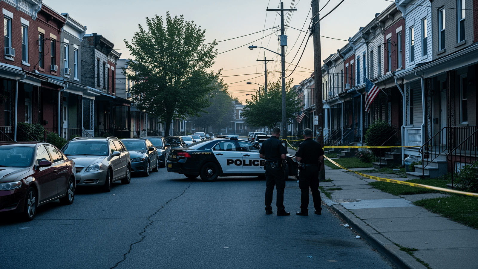 Ilustração: Tiroteio em Trenton (NJ) deixa 2 mortos e 8 feridos; comunidade brasileira deve redobrar atenção