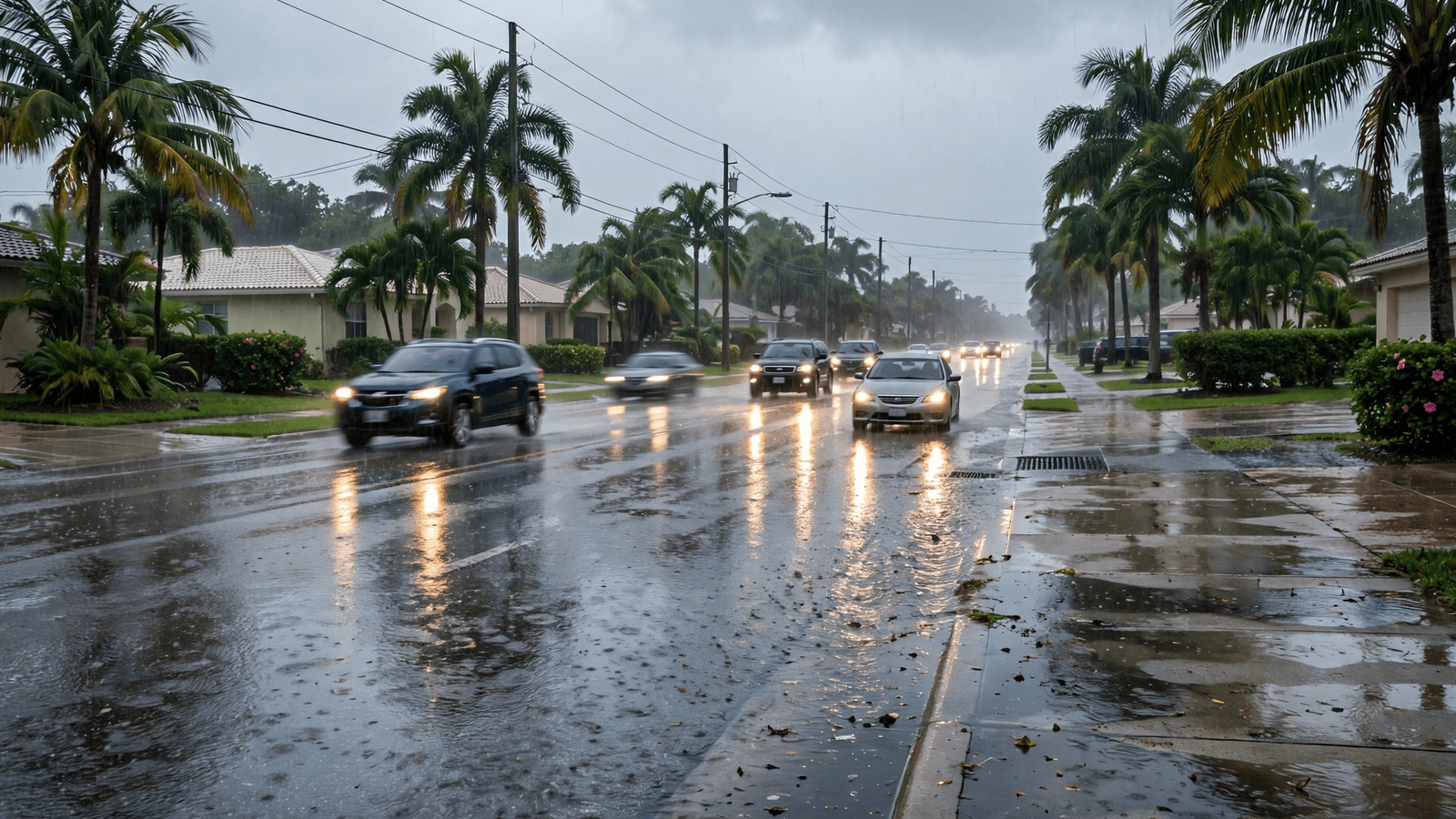 Ilustração: Chuva volta ao Sul da Flórida na segunda-feira; prepare-se