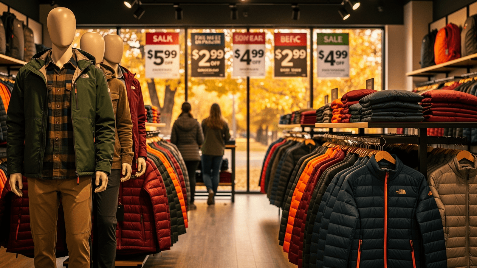 Ilustração: The North Face oferece jaquetas com 35% de desconto para o outono nos EUA