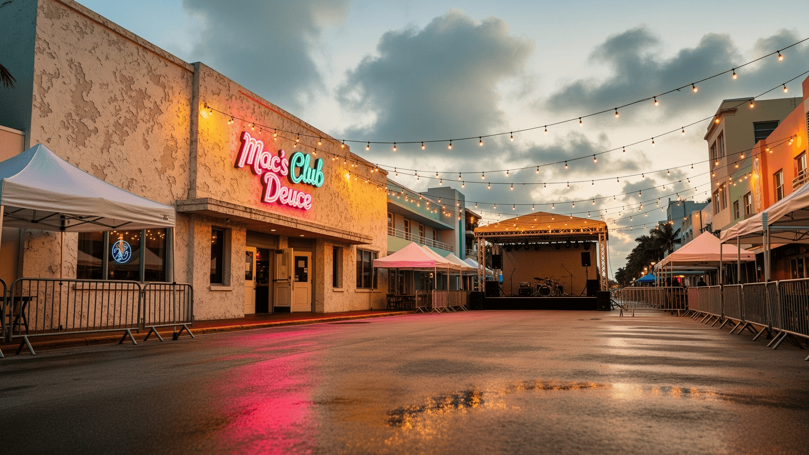Ilustração: Bar mais antigo de Miami Beach completa 100 anos com festa de rua em setembro