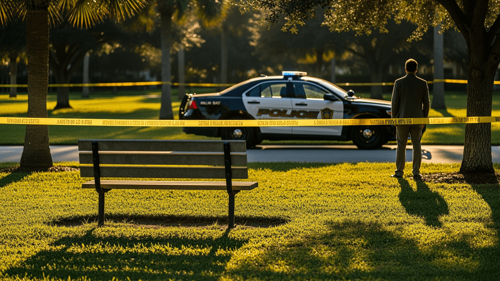 Ilustração: Investigação de homicídio no Parque Koutnik, em Palm Bay – Evite a área