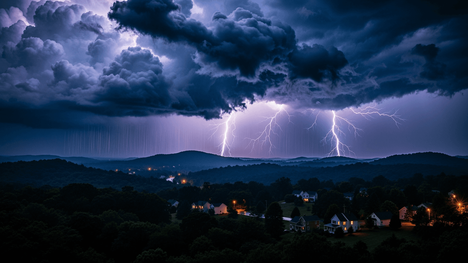 Ilustração: Alerta de tempestade severa para oeste de Massachusetts na noite de quinta-feira