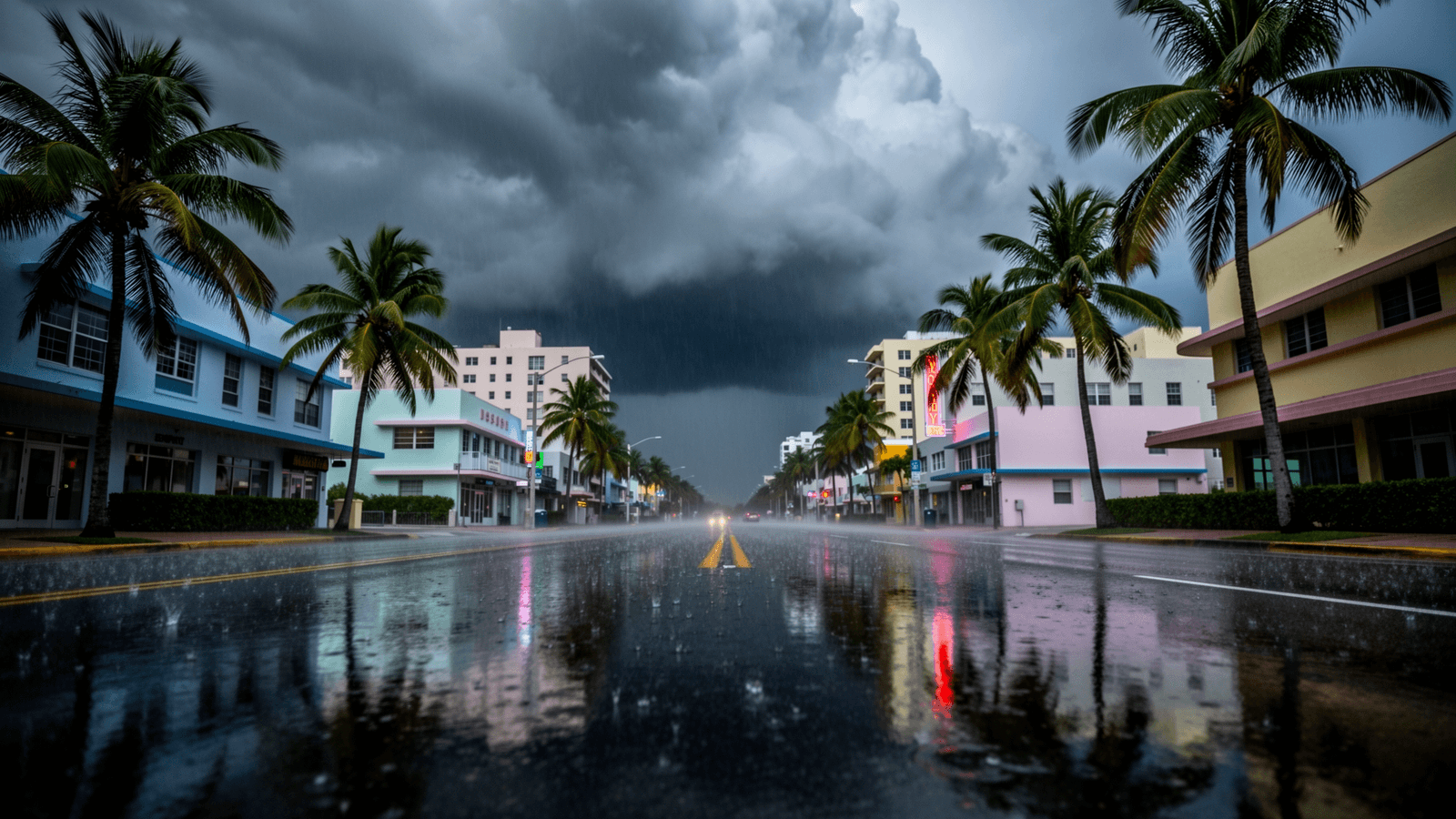 Ilustração: Mais chuva no último fim de semana de agosto em Miami; prepare-se
