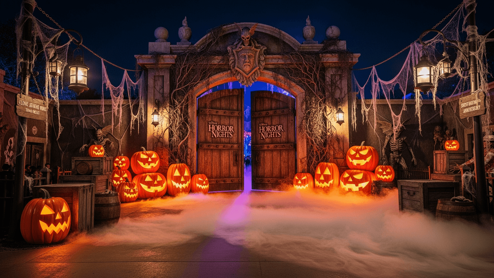 Ilustração: Halloween Horror Nights do Universal Orlando completa 35 anos com recorde de 49 noites
