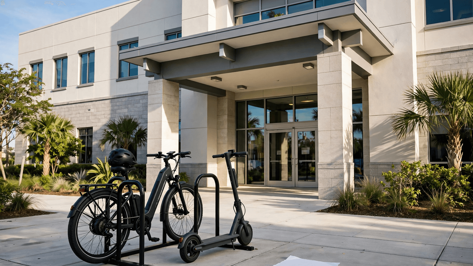 Ilustração: Orange County pode exigir registro e capacete para e-bikes e e-scooters; brasileiros em Orlando na mira