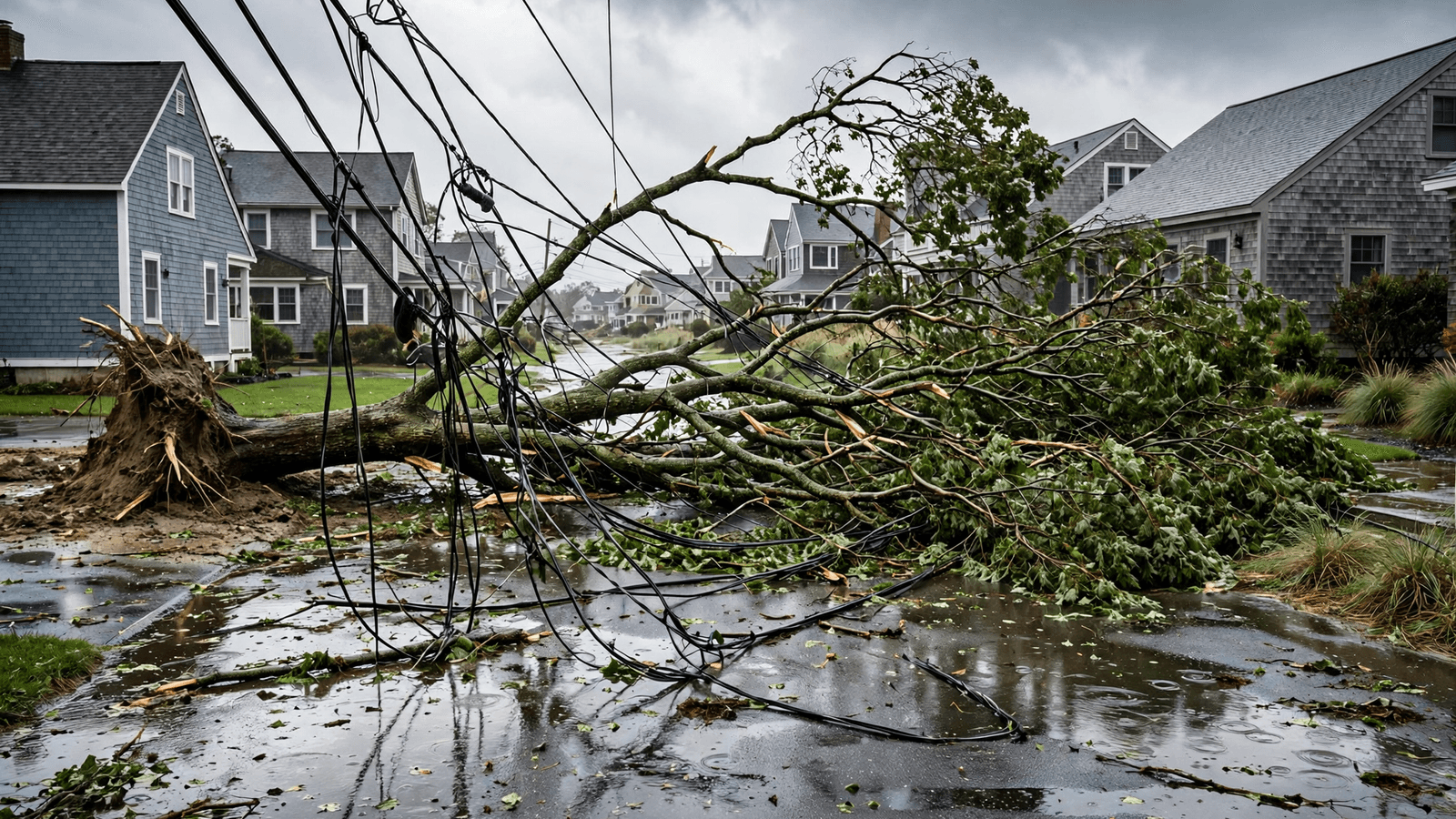 Ilustração: Tempestade nor'easter deixa rastro de destruição na Costa Leste; brasileiros em alerta