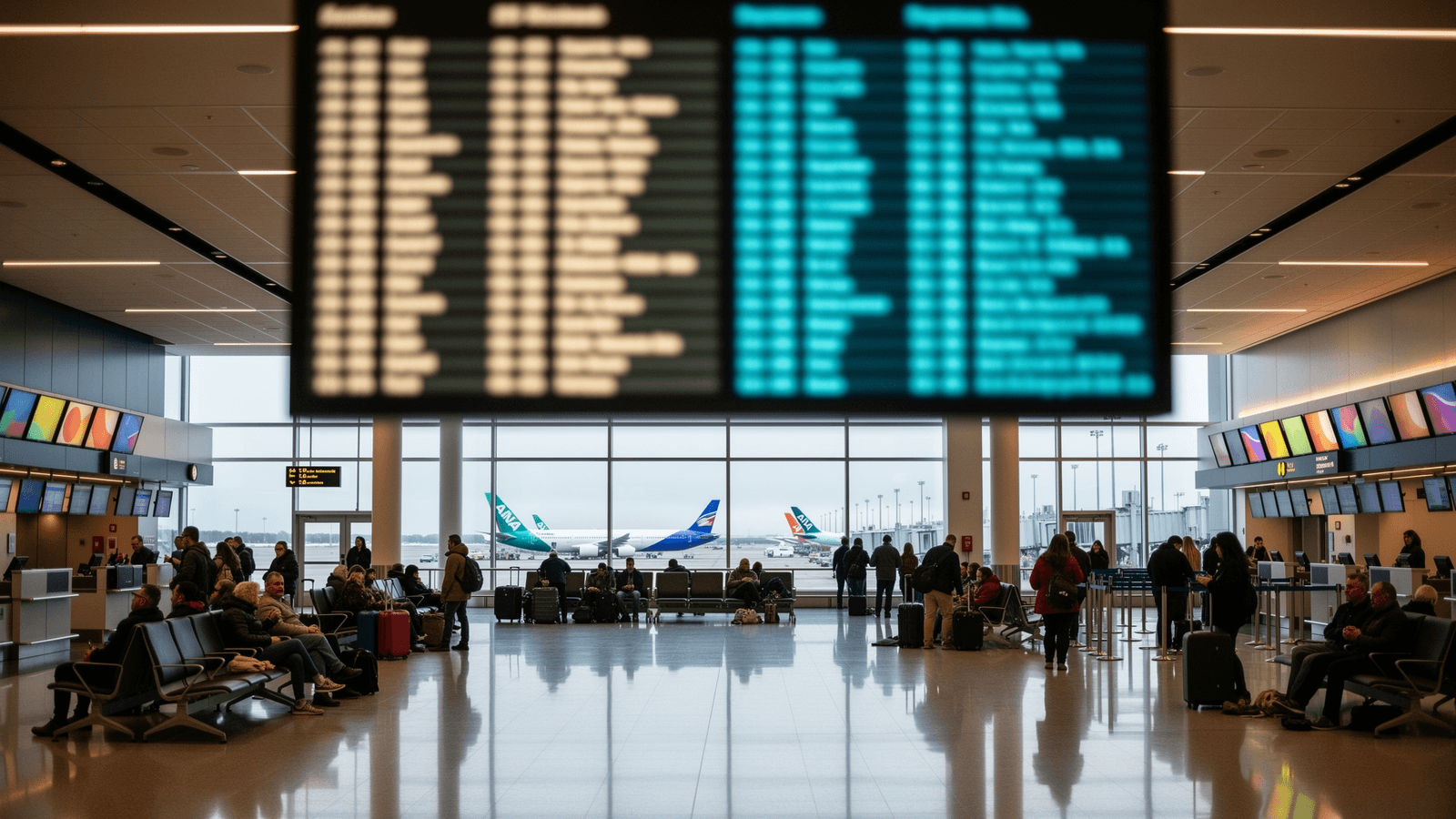 Ilustração: Mais de 1.200 voos atrasados e 334 cancelados nos EUA: saiba como proteger sua viagem
